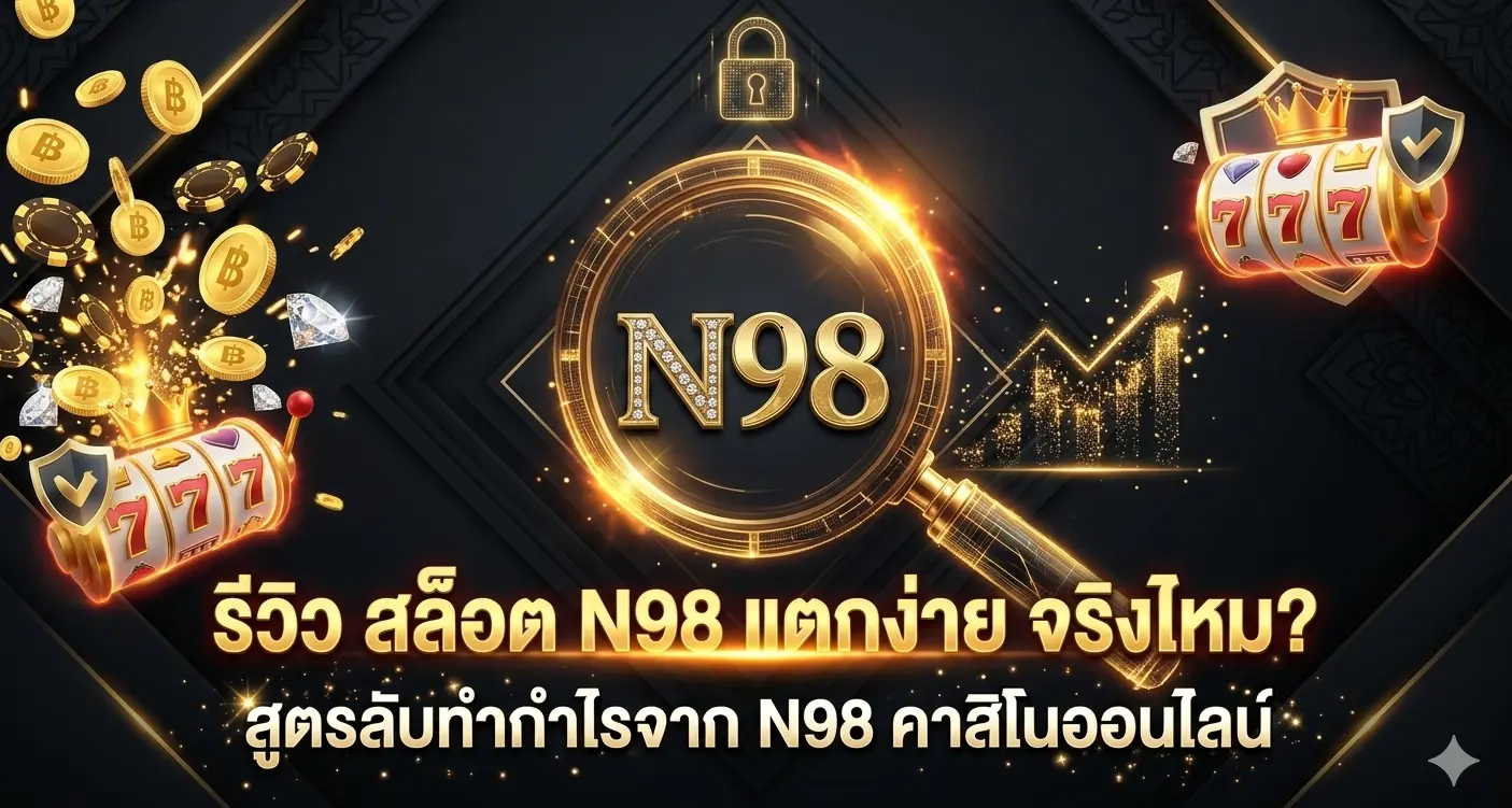 รีวิว สล็อต N98 แตกง่าย จริงไหม สูตรลับทำกำไรจาก N98 คาสิโนออนไลน์